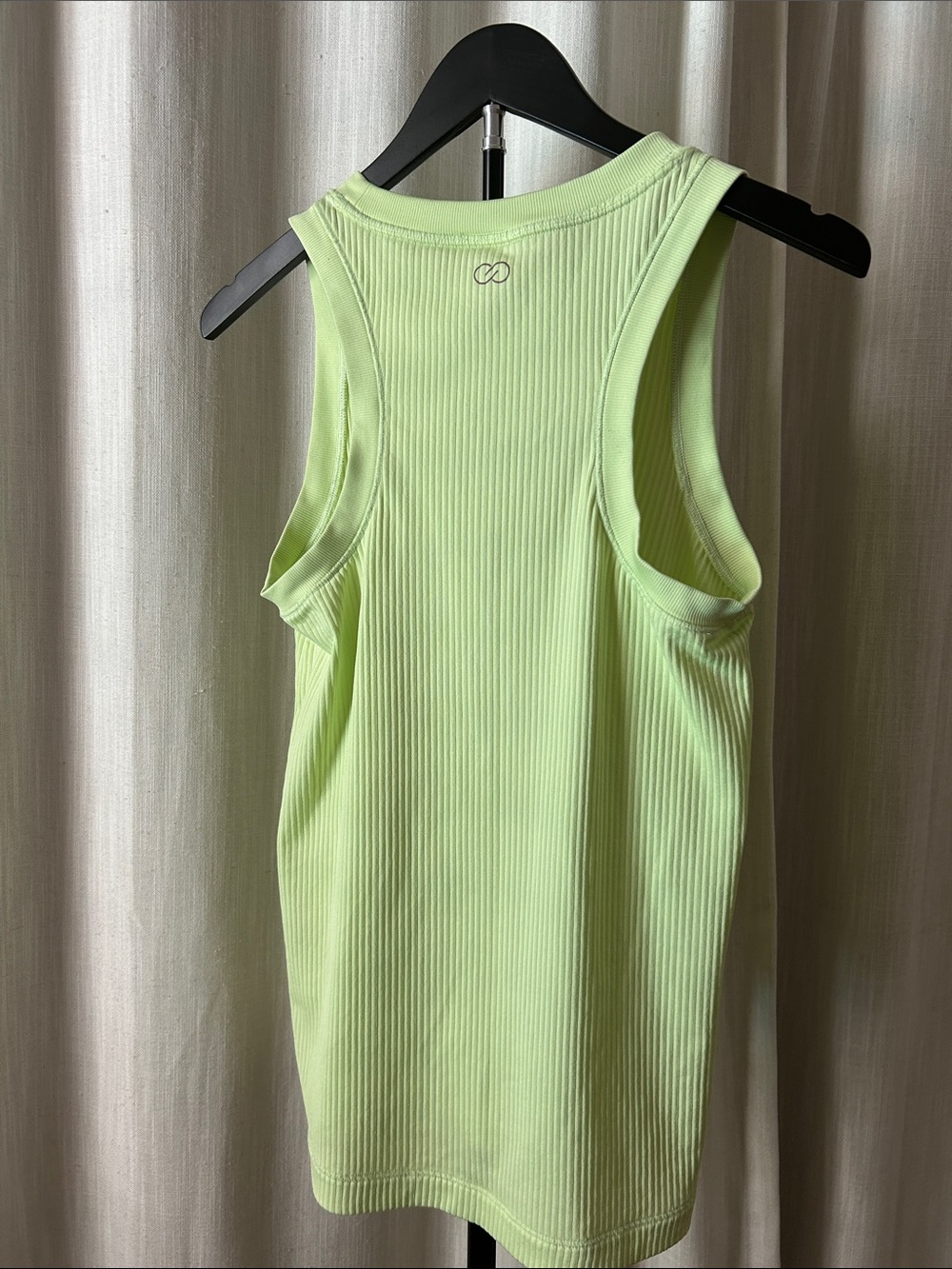 CALIA by Carrie Underwood Neon Lime Ribbed Tank - Picture 3 of 4
